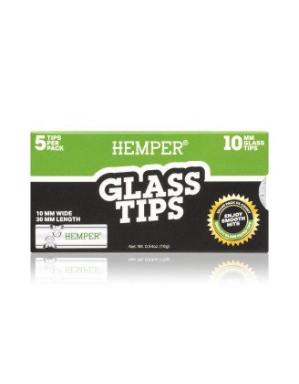 HEMPER – Glass Filter Tips 10mm | 5 Pack