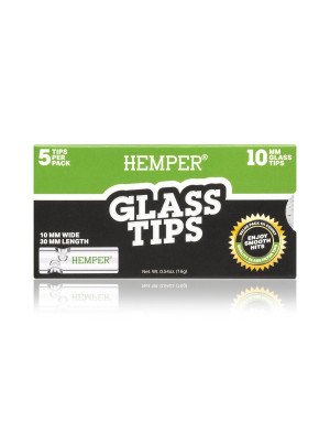 HEMPER – Glass Filter Tips 10mm | 5 Pack