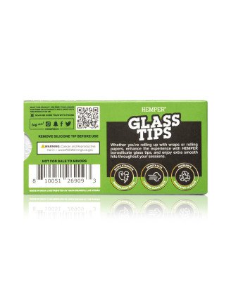 HEMPER – Glass Filter Tips 10mm | 5 Pack
