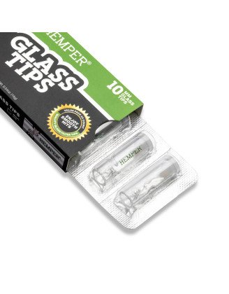 HEMPER – Glass Filter Tips 10mm | 5 Pack