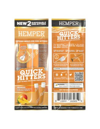 Quick Hitters Mango - Flavored One Hitter 2 Pack