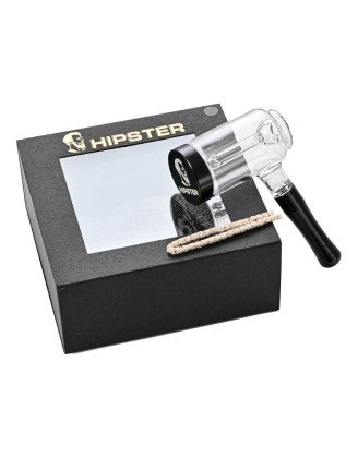 6 inch Aluminum and Glass Bubbler With Glass Tube