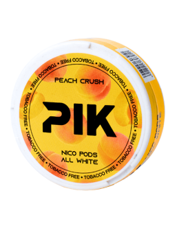 PIK Nico Pods All White Peach Crush