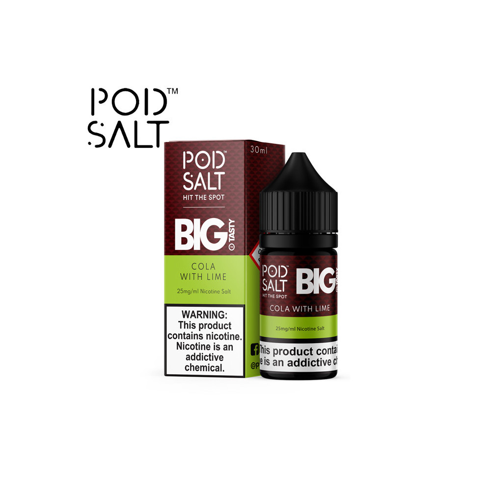 POD SALT HITHE SPOT BIG COLA WITH LIME 25 MG NICOTINE SALT