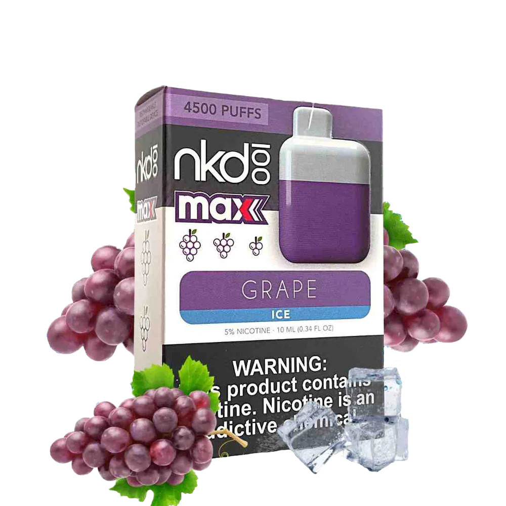 NKD100 MAX GRAPE ICE  5% 4500 PUFFS