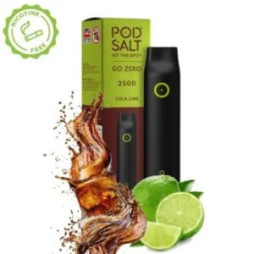 POD SALT GO ZERO 2500 COLA LIM ZERO NICOTINE