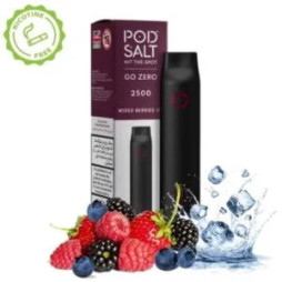 pod salt go mixed berries ice 2500 0% NICOTIN