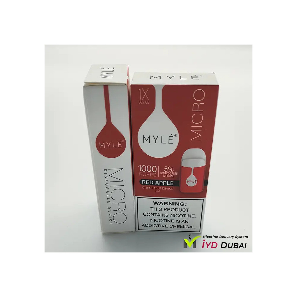 MYLE RED APPLE 1000 PUFFS