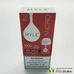 MYLE MICRO RED APPLE 1000 PUFFS 5%