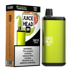 JUICE HEAD BARS PEACH PEAR 5000 PUFFS 5%