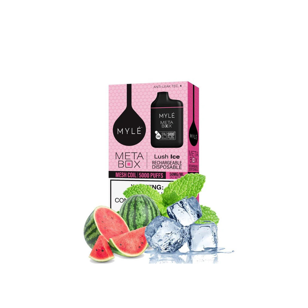 MYLE META BOX LUSH ICE 5000 PUFFS