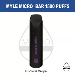 MYLE MICRO BAR LUSCIQUS GRAPE 1500 PUFFS 5%