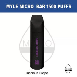 MYLE MICRO BAR LUSCIQUS GRAPE 1500 PUFFS 5%
