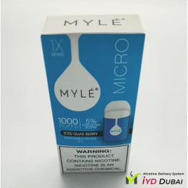 MYLE MICRO ICED QUAD BERRY 1000 PUFFS 5%