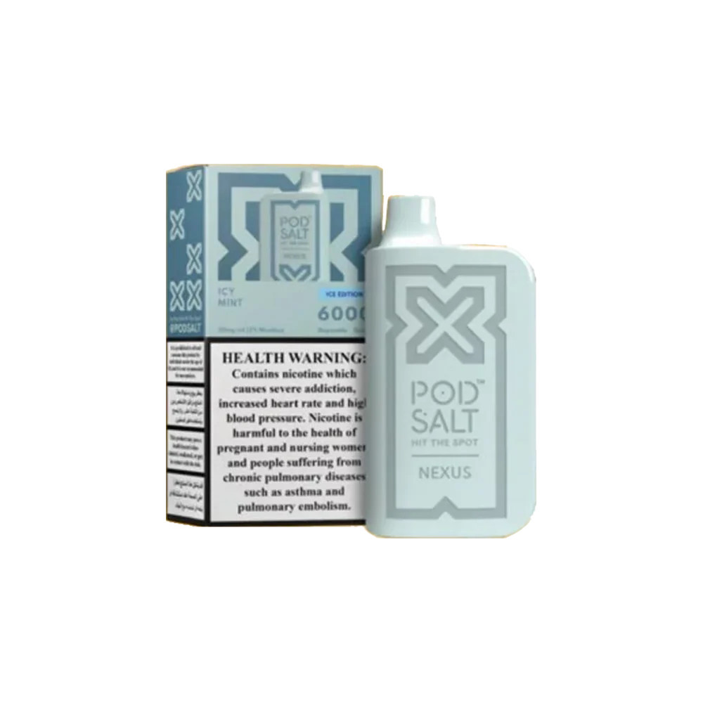 POD SALT ICY MINT 6000 PUFFS